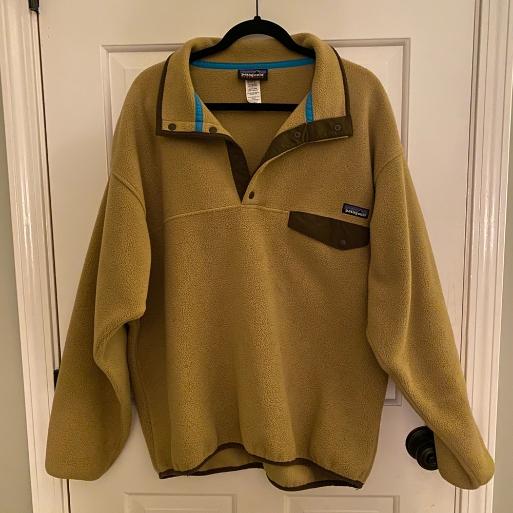 Patagonia Synchilla men’s pull over Fleece Large